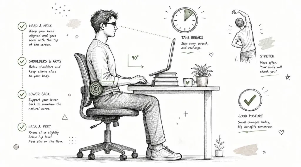 A Guide to Mastering Your Work from Home Posture